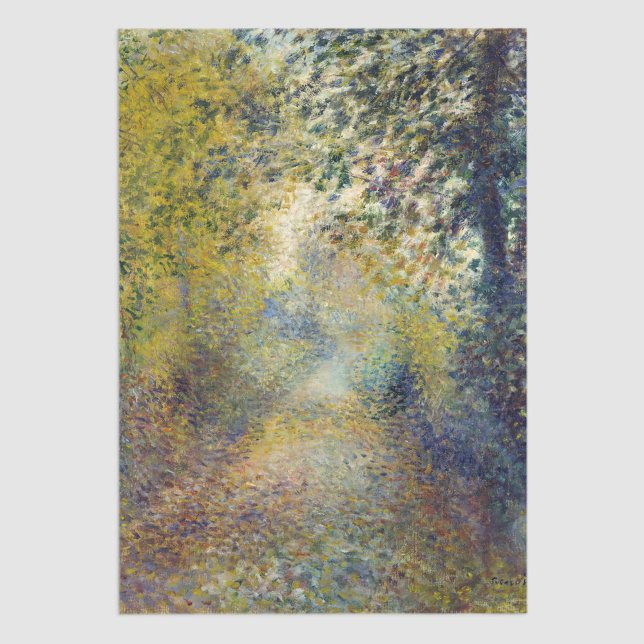 Pierre-Auguste Renoir - In the Woods Tissue Paper (Creator Uploaded)