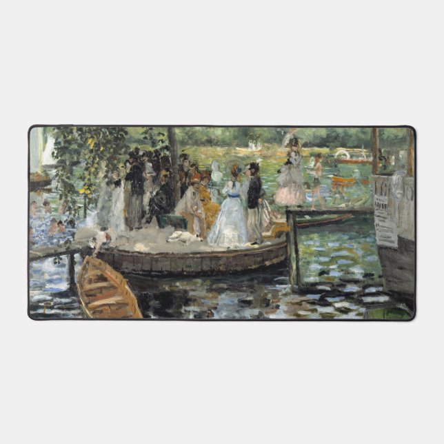 Pierre-Auguste Renoir - La Grenouillere Desk Mat (Front)