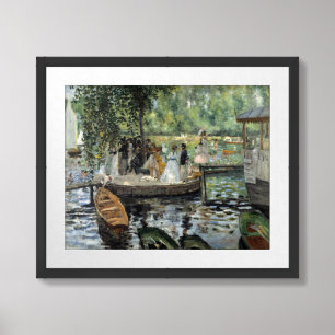 Pierre-Auguste Renoir - La Grenouillere Framed Art