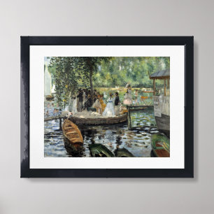 Pierre-Auguste Renoir - La Grenouillere Framed Art