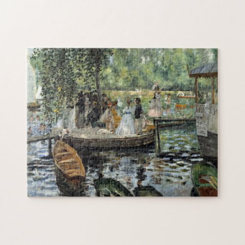 Pierre_Auguste Renoir _ La Grenouillere Jigsaw Puzzle