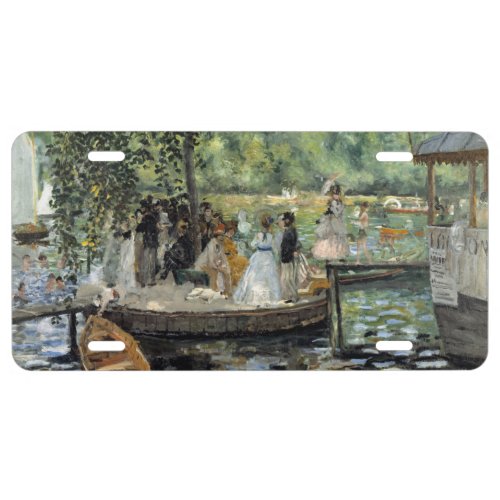Pierre_Auguste Renoir _ La Grenouillere License Plate