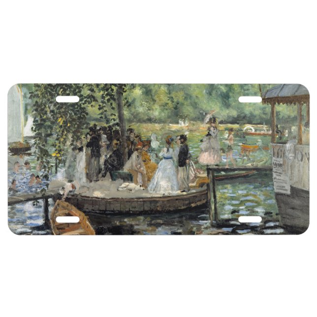 Pierre-Auguste Renoir - La Grenouillere License Plate (Front)