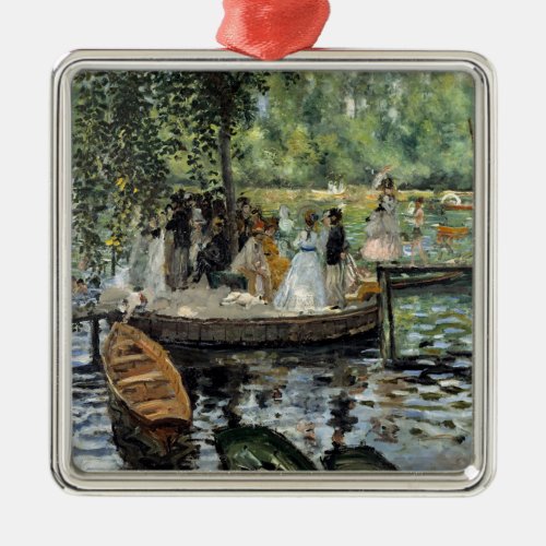 Pierre_Auguste Renoir _ La Grenouillere Metal Ornament