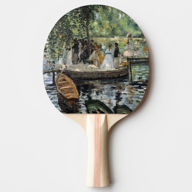 Pierre-Auguste Renoir - La Grenouillere Ping Pong Paddle (Front)