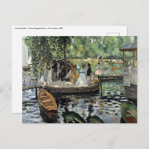 Pierre_Auguste Renoir _ La Grenouillere Postcard