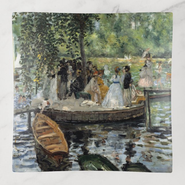 Pierre-Auguste Renoir - La Grenouillere Trinket Tray (Front)
