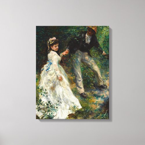 Pierre_Auguste Renoir _ La Promenade Canvas Print