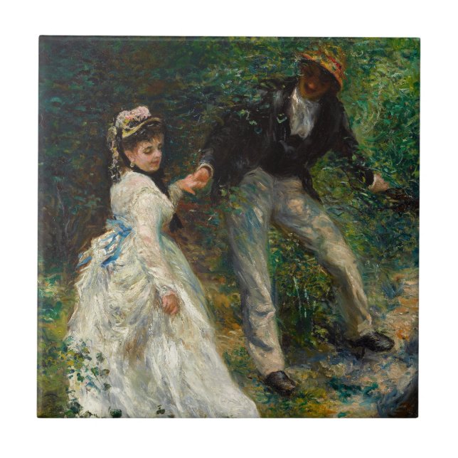 Pierre-Auguste Renoir - La Promenade Ceramic Tile (Front)