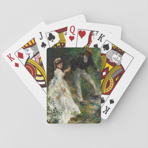 Pierre_Auguste Renoir _ La Promenade Poker Cards
