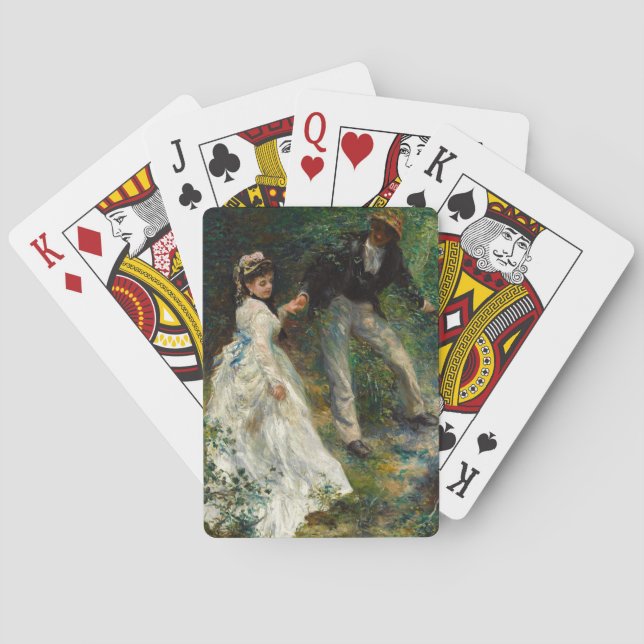 Pierre-Auguste Renoir - La Promenade Poker Cards (Back)