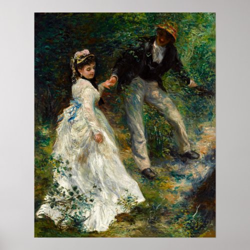Pierre_Auguste Renoir _ La Promenade Poster