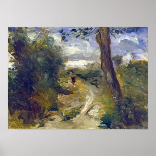 Pierre_Auguste Renoir Landscape between Storms Poster