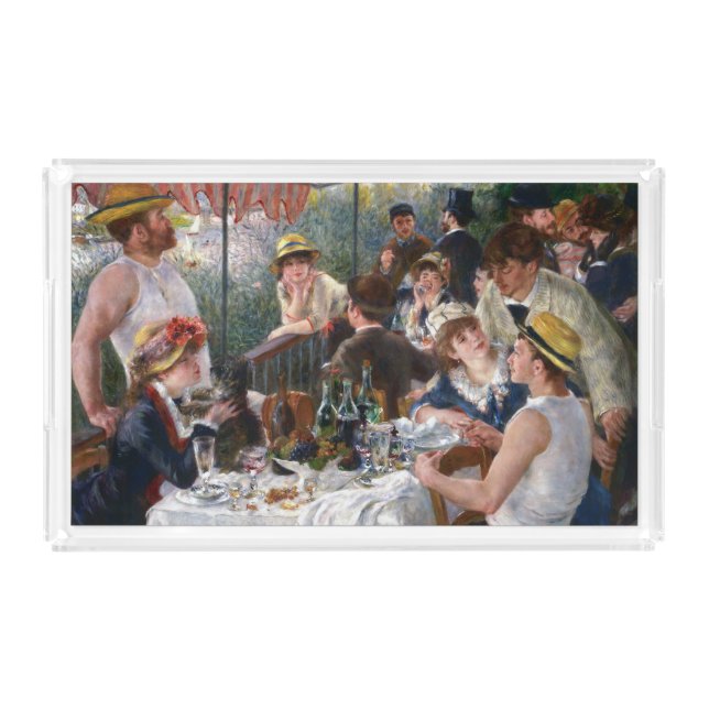 Pierre-Auguste Renoir - Luncheon of Boating Party Acrylic Tray (Front)