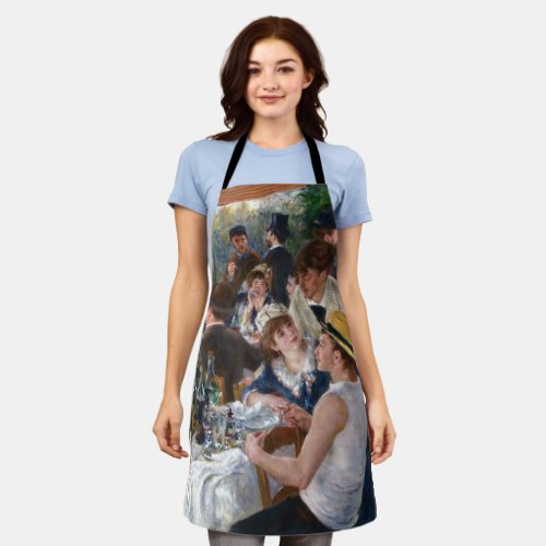 Pierre_Auguste Renoir _ Luncheon of Boating Party Apron