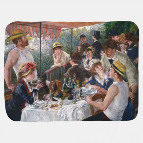 Pierre_Auguste Renoir _ Luncheon of Boating Party Baby Blanket