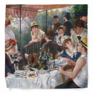 Pierre-Auguste Renoir - Luncheon of Boating Party Bandana