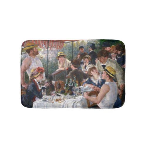 Pierre_Auguste Renoir _ Luncheon of Boating Party Bath Mat