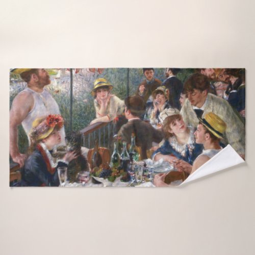 Pierre_Auguste Renoir _ Luncheon of Boating Party Bath Towel Set