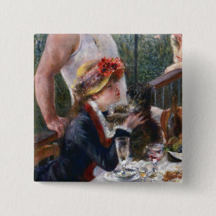 Pierre-Auguste Renoir - Luncheon of Boating Party Button