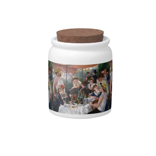 Pierre-Auguste Renoir - Luncheon of Boating Party Candy Jar (Front)