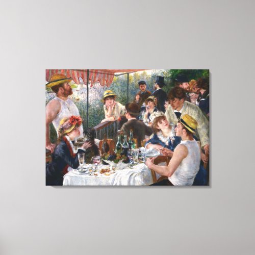 Pierre_Auguste Renoir _ Luncheon of Boating Party Canvas Print
