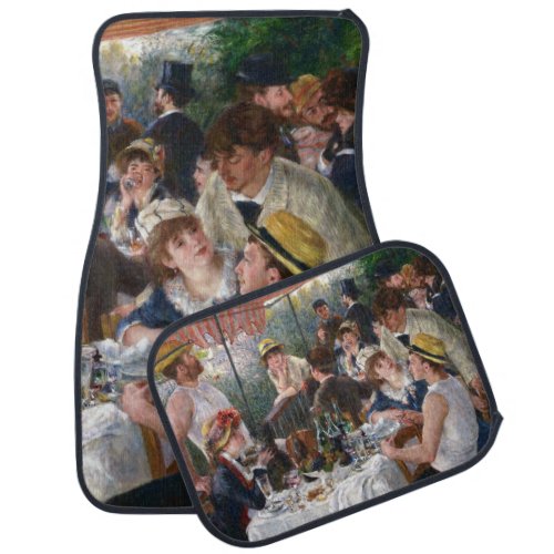 Pierre_Auguste Renoir _ Luncheon of Boating Party Car Floor Mat