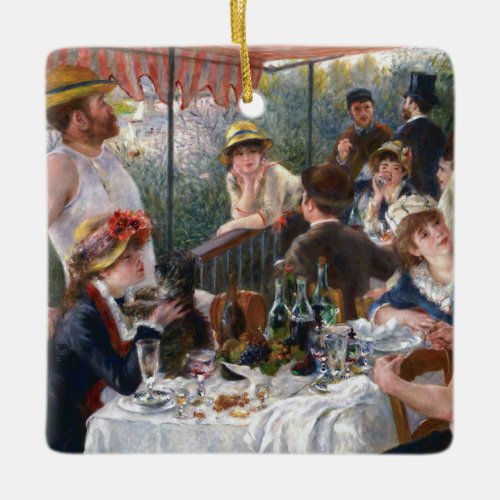 Pierre_Auguste Renoir _ Luncheon of Boating Party Ceramic Ornament