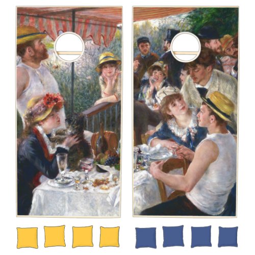 Pierre_Auguste Renoir _ Luncheon of Boating Party Cornhole Set