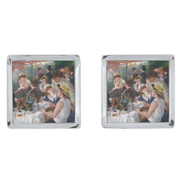 Pierre-Auguste Renoir - Luncheon of Boating Party Cufflinks (Front)