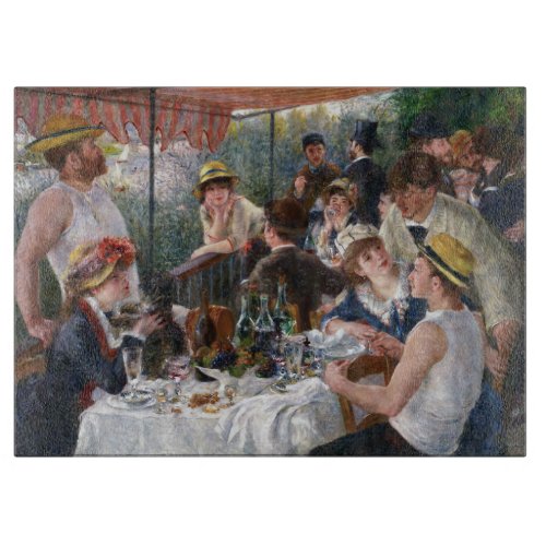 Pierre_Auguste Renoir _ Luncheon of Boating Party Cutting Board