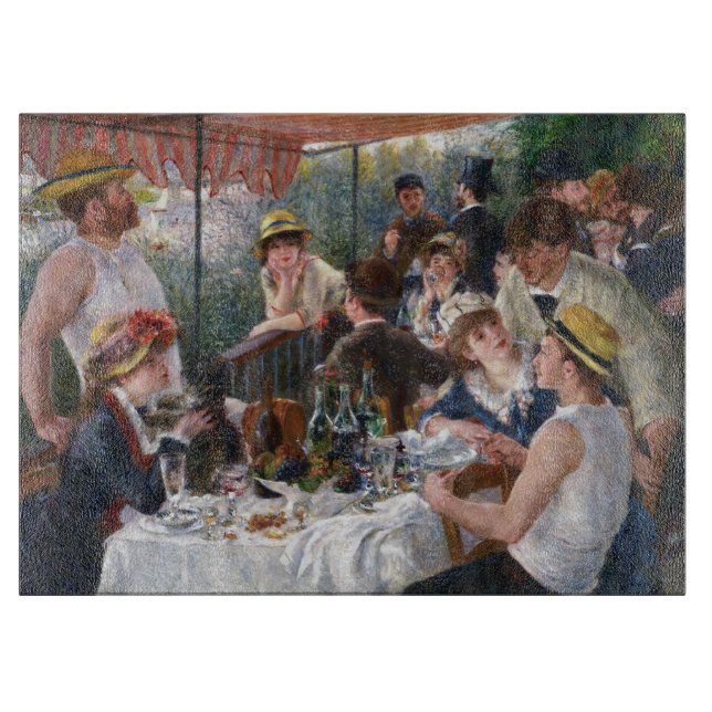 Pierre-Auguste Renoir - Luncheon of Boating Party Cutting Board (Front)