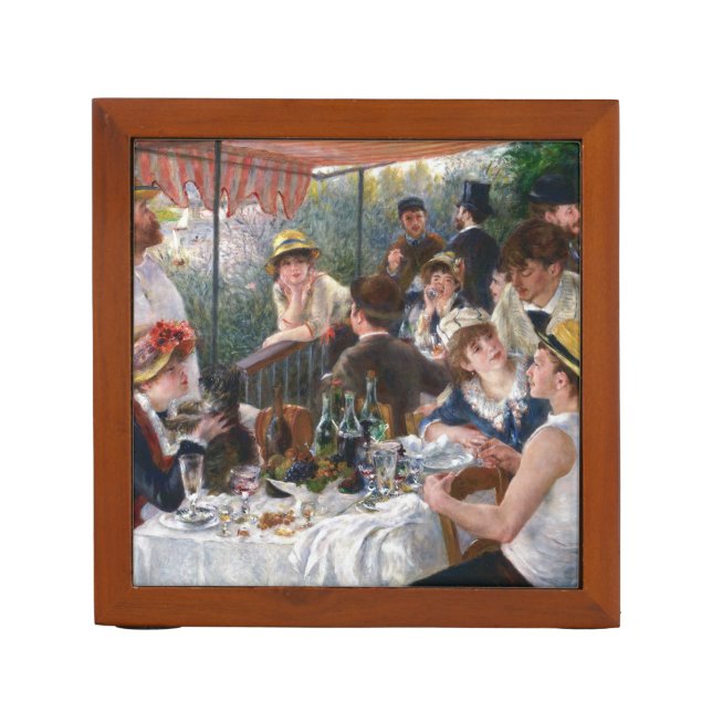 Pierre-Auguste Renoir - Luncheon of Boating Party Desk Organizer (Front)