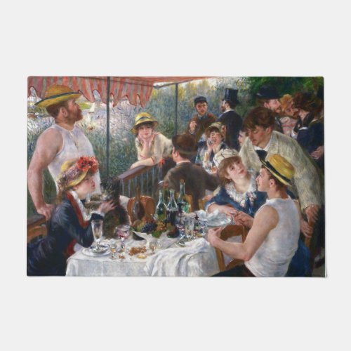 Pierre_Auguste Renoir _ Luncheon of Boating Party Doormat