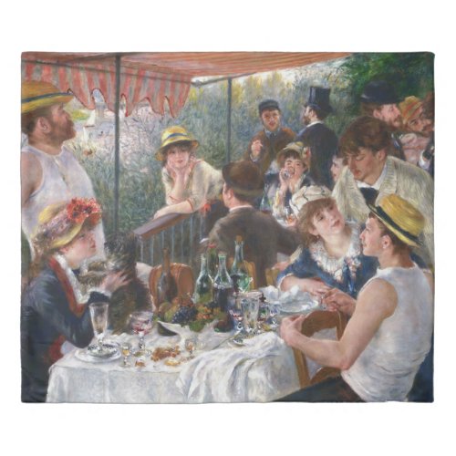 Pierre_Auguste Renoir _ Luncheon of Boating Party Duvet Cover
