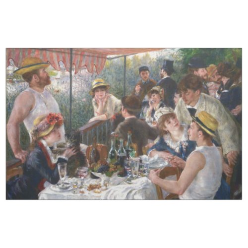 Pierre_Auguste Renoir _ Luncheon of Boating Party Fabric