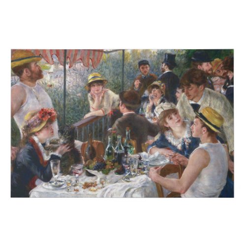 Pierre_Auguste Renoir _ Luncheon of Boating Party Faux Canvas Print