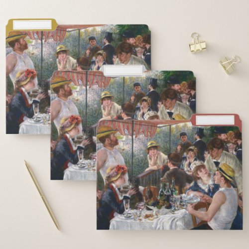 Pierre_Auguste Renoir _ Luncheon of Boating Party File Folder