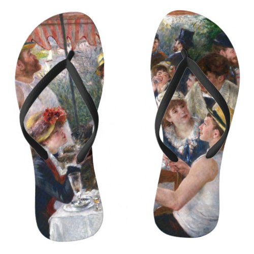 Pierre_Auguste Renoir _ Luncheon of Boating Party Flip Flops