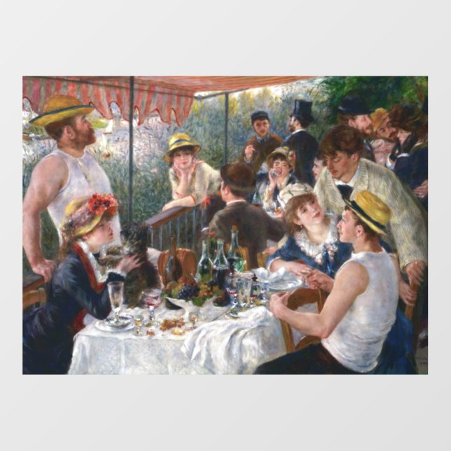 Pierre-Auguste Renoir - Luncheon of Boating Party Floor Decals (Front)