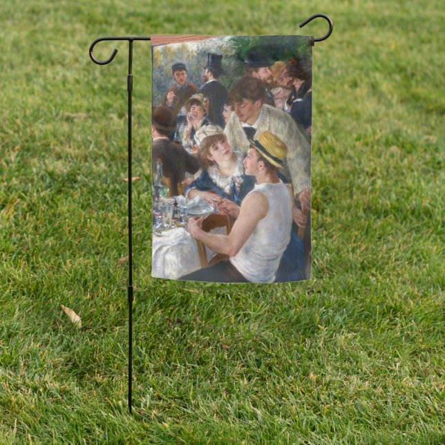 Pierre-Auguste Renoir - Luncheon of Boating Party Garden Flag (In SItu)