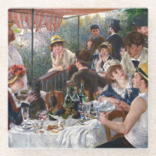 Pierre_Auguste Renoir _ Luncheon of Boating Party Glass Coaster