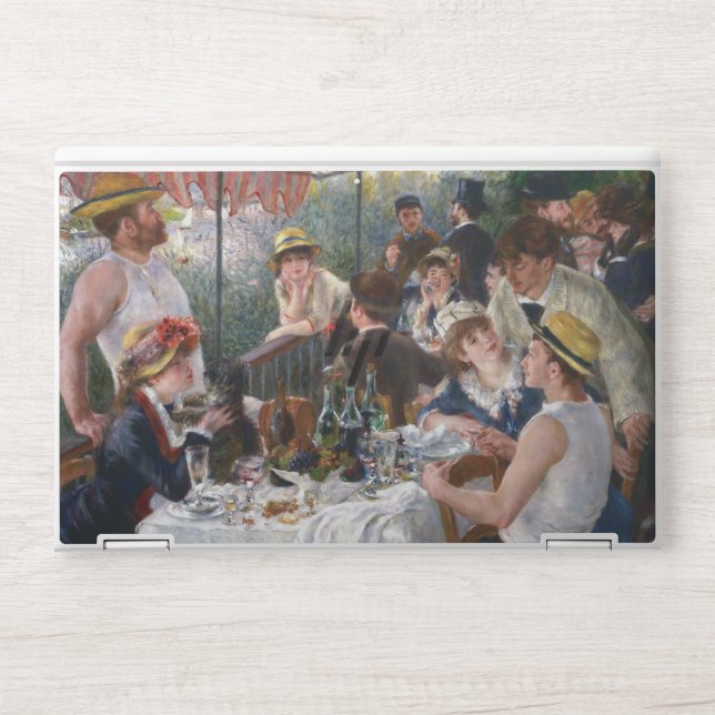Pierre-Auguste Renoir - Luncheon of Boating Party HP Laptop Skin (Front)