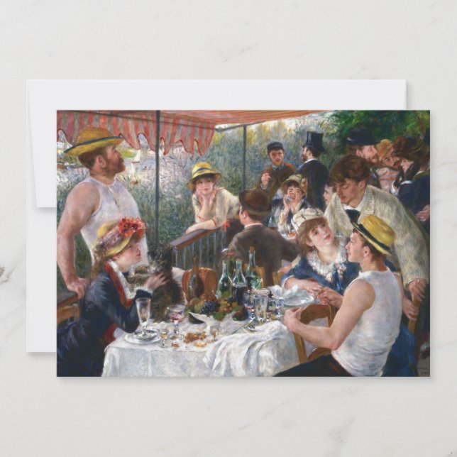 Pierre-Auguste Renoir - Luncheon of Boating Party Invitation (Front)