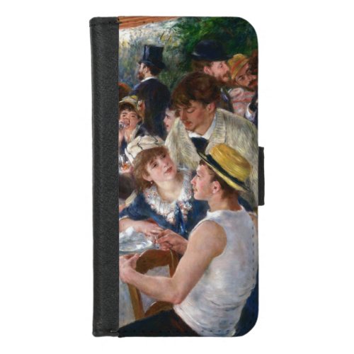 Pierre_Auguste Renoir _ Luncheon of Boating Party iPhone 87 Wallet Case