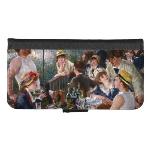 Pierre_Auguste Renoir _ Luncheon of Boating Party iPhone 87 Wallet Case