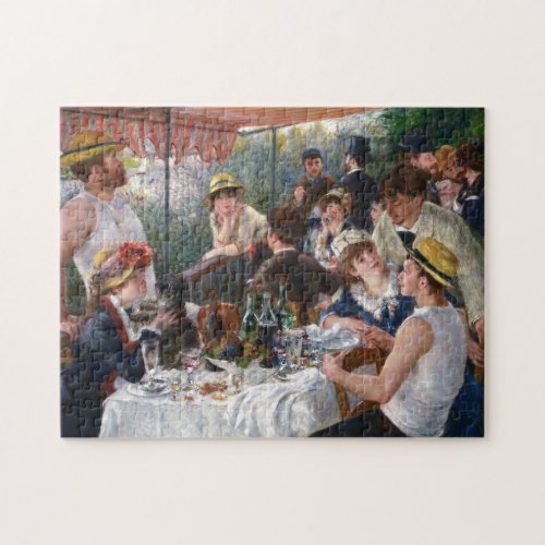 Pierre_Auguste Renoir _ Luncheon of Boating Party Jigsaw Puzzle