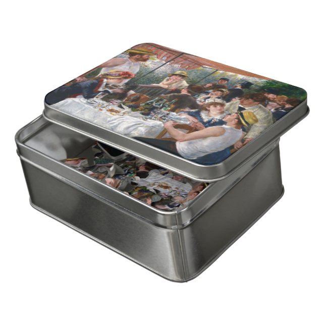 Pierre-Auguste Renoir - Luncheon of Boating Party Jigsaw Puzzle (Lid Open)