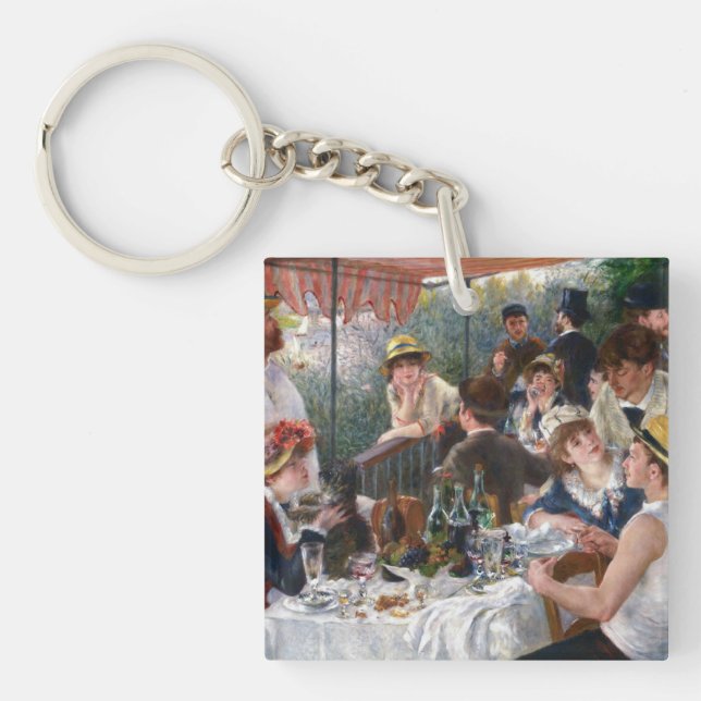 Pierre-Auguste Renoir - Luncheon of Boating Party Keychain (Front)