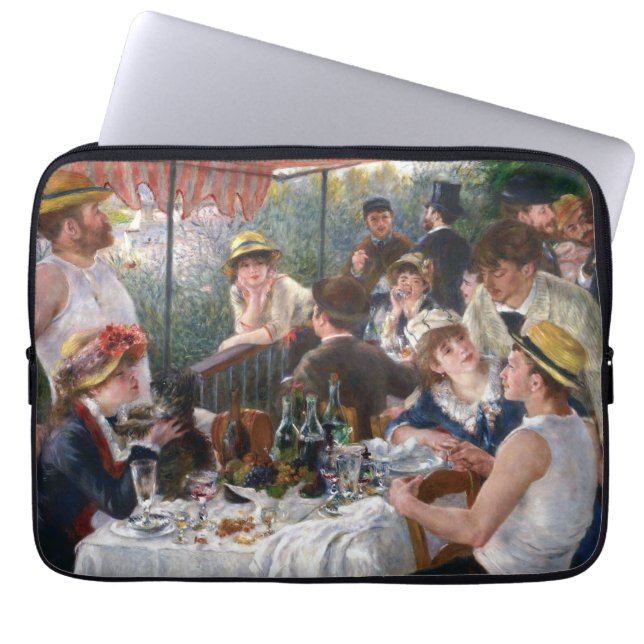 Pierre-Auguste Renoir - Luncheon of Boating Party Laptop Sleeve (Front)